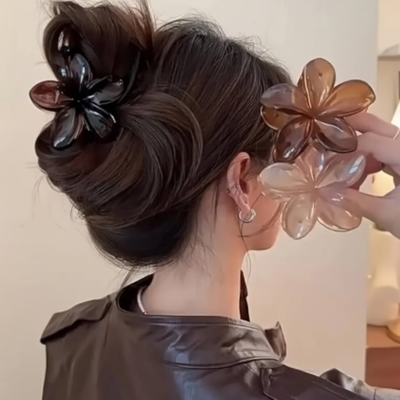 Ganchos Flor Acrílica (línea translúcida)