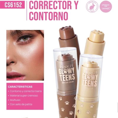 Contorno & corrector pink21