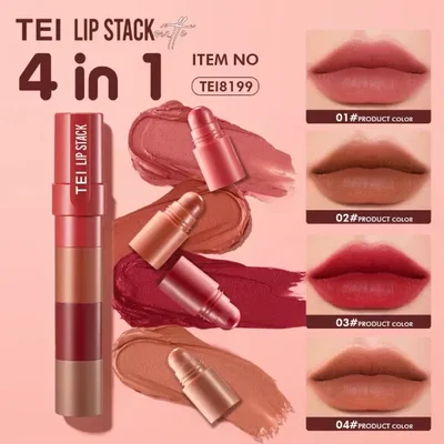 Matte LIP STACK 4 en 1 - TEI