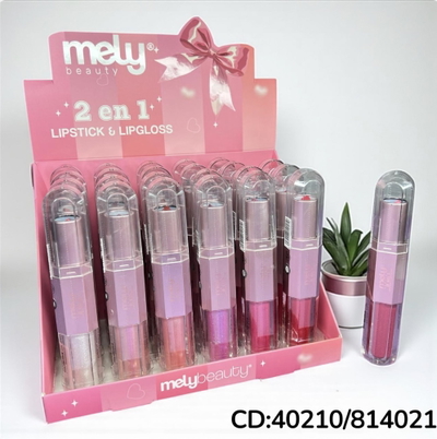 Lip gloss-lipstick - MELY 2 en 1 