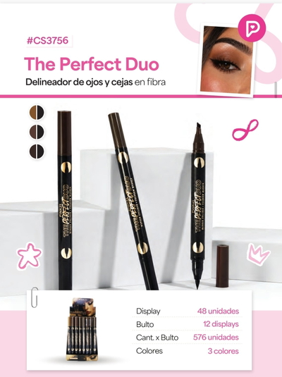 Cejas + Delineador pink21 