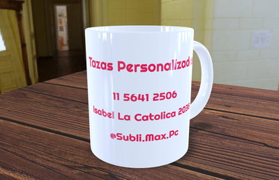 Tazas personalizadas cerámica 