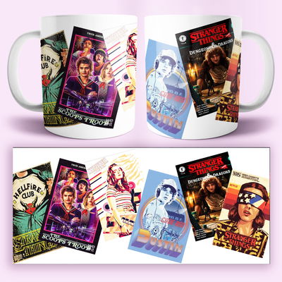 Taza Stranger Thing DISEÑO EXCLUSIVO