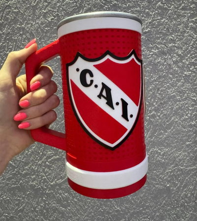 Jarra Fernetera Diablos Rojos 1 litro