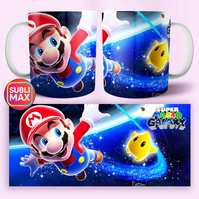  Tazas de Polímero Mario Bros 
