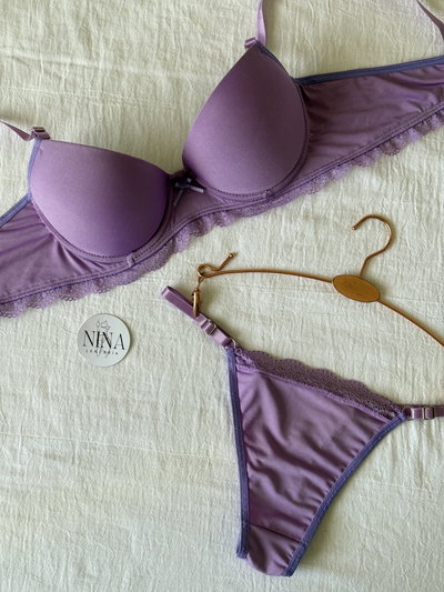 Taza soft aro microfibra/puntilla