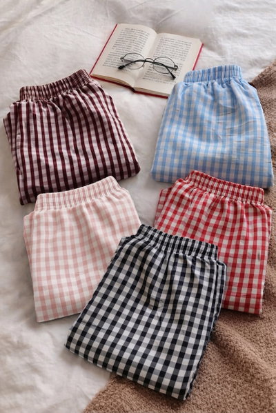 Pantalón de pijama a cuadritos
