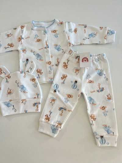 Set ajuar x 3 estampado 
