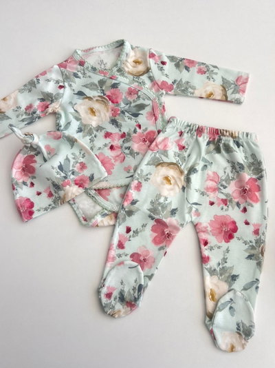 Ajuar premium algodon pima (set x 3 piezas)