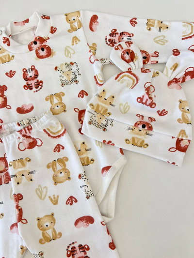 Set ajuar x 3 estampado