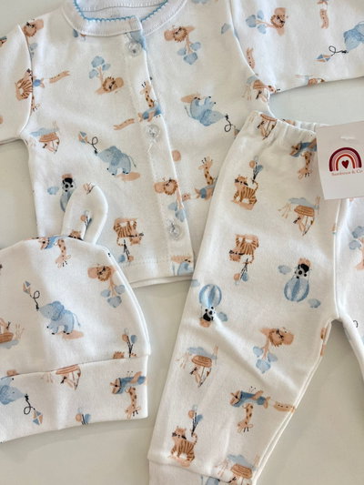 Set ajuar x 3 estampado 