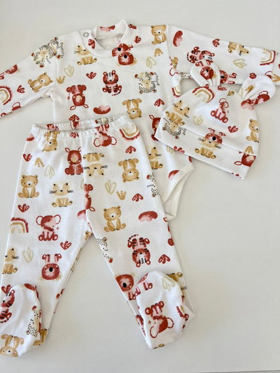 Set ajuar x 3 estampado