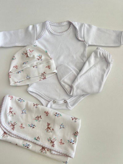 Ajuar Set 4 piezas Bambi