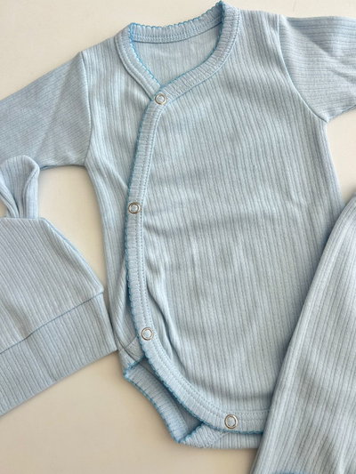 Ajuar Soft Blue (set 3 piezas)