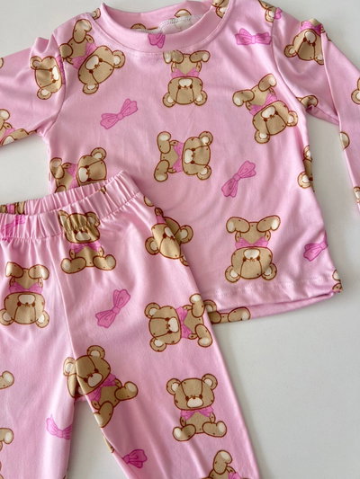 Pijama Oso Rosa 