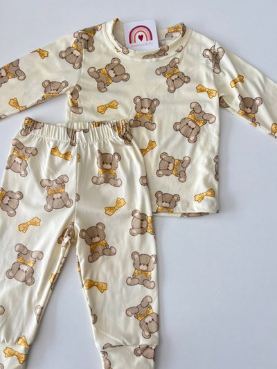 Pijama Oso Beige