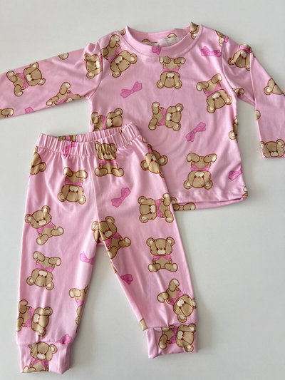 Pijama Oso Rosa 