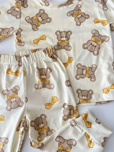 Pijama Oso Beige