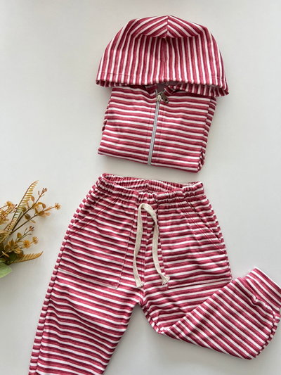 Conjunto Darlon Rayado Rojo