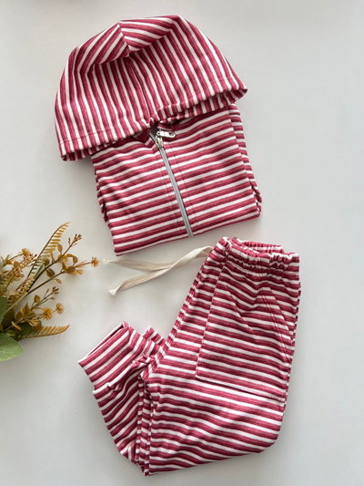 Conjunto Darlon Rayado Rojo