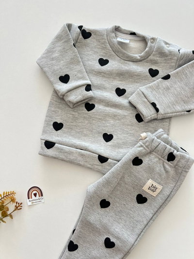 Conjunto Black Hearts