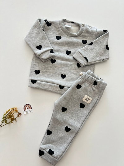 Conjunto Black Hearts