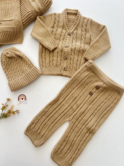 Set hilo caramelo