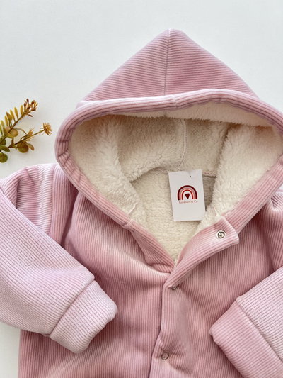 Campera Corderito Rosa