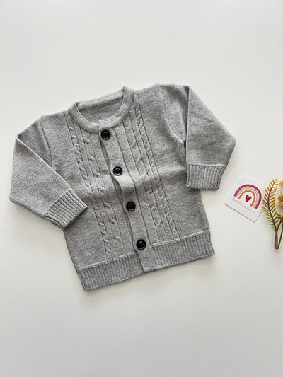 Cardigan Gris 