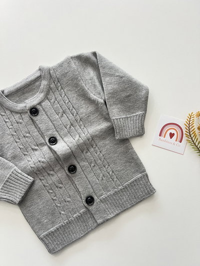 Cardigan Gris 