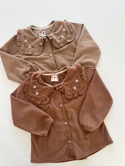 Camisa Josefina Bordada 