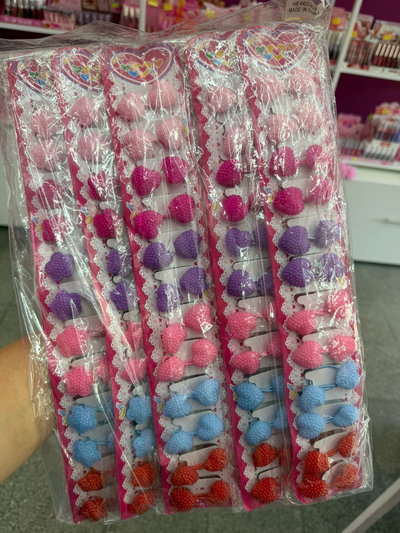 12 TIRAS DE COLITAS PARA NENAS