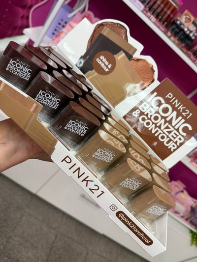 CONTORNO + BRONCEADOR . PINK21