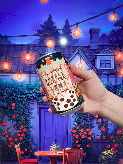 Bubble Tea OCEAN BOMB Brown sugar