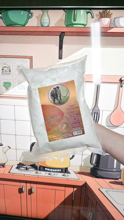 Harina de arroz glutinoso MAMMUT 1kg