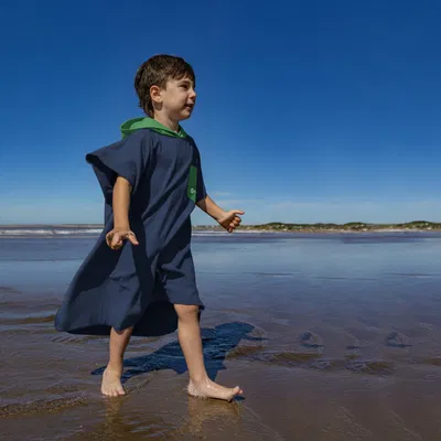 Beach Poncho Liso Niños
