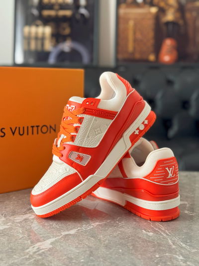 LV TRAINER SNEAKER ORANGE