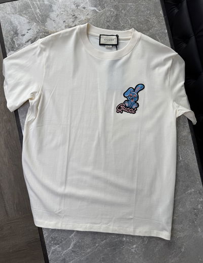 CC T-SHIRT OVERSIZED LIGHT BLUE RABBIT