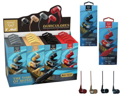 AURICULARES IN-EAR TIME CAJA
