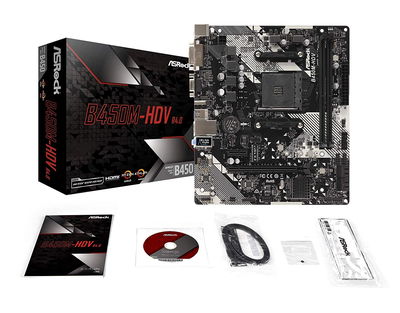 MOTHERBOARD ASROCK B450M-HDV R4.0