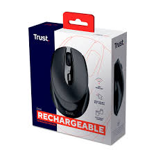 MOUSE TRUST INALAMBRICO RECARGABLE ZAYA BLACK
