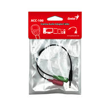 ADAPTADOR AURICULAR 2 A 1 GENIUS