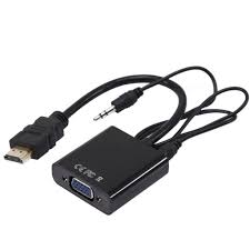 ADAPTADOR HDMI A VGA c/ jack de audio