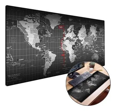 MOUSE PAD MAPA MUNDI 80cm x 30cm