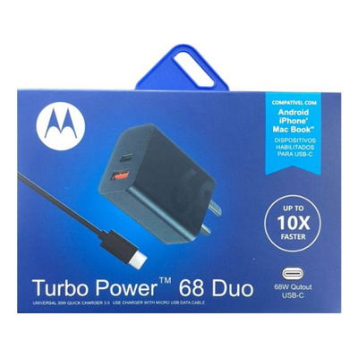 CARGADOR MOTOROLA TURBO POWER 68 DUO