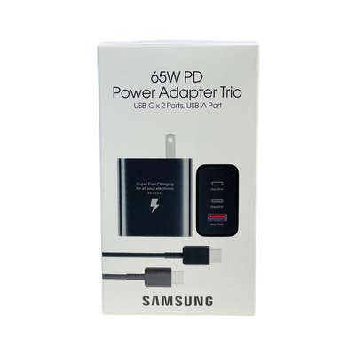 Cargador Samsung 65W PD Trio