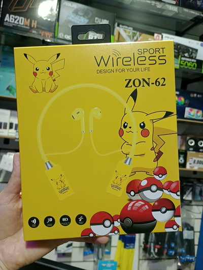 AURICULARES INALÁMBRICOS DEPORTIVOS PIKACHU