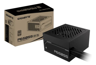 FUENTE GIGABYTE 650W P650SS BLACK PLUS SILVER