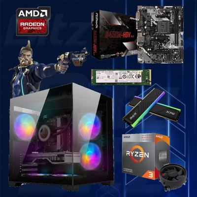 PC Ryzen 3200G - 16GB - 512GB m2