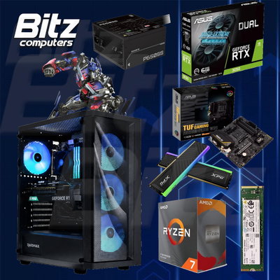 PC TUF Ryzen 5700 - RTX 3050 6GB - 16GB - 512GB m2